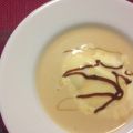 crema fría de turrón