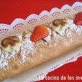 Brazo de Gitano relleno de Crema de naranja