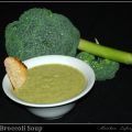 Crema de Brócoli y Puerro con Caldo de Pollo