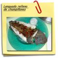 Lenguado relleno de champiñones
