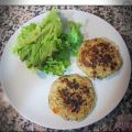 Hamburguesas de soja y verduras