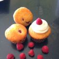 Cupcakes de limón y frambuesa