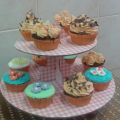 Cupcakes de chocolate y naranja