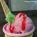 Helado de Fresa y Limón