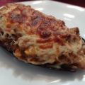 Berenjenas rellenas, sin lactosa