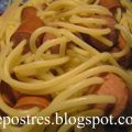 ESPAGUETIS HOT DOG