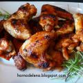 Alitas de pollo al ketchup
