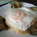 PURÉ DE PATATAS CON ALCACHOFA Y HUEVO