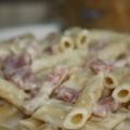 Macarrones o Pennes a la Carbonara