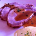 Lomo de cerdo al horno con salsa de mostaza y[...]