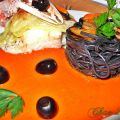 Bacalao con crema de piquillos y pasta al aroma[...]