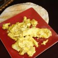 Pollo en currie de plátano y piña