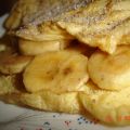Tortilla dulce con plátano