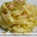 Receta de Tallarines a los cuatro quesos