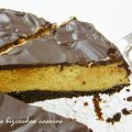 Tarta de queso y turrón