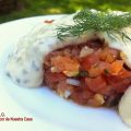TARTAR DE SALMÓN CON SALSA TÁRTARA