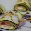ROLLITOS DE SALMÓN Y CALABACIN