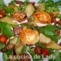 Ensalada de Canónigos con Queso de Rulo,[...]