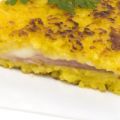 Tarta de risotto al azafrán