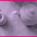 Fondant Teapot Teacup and Saucer