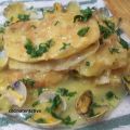 PATATAS A LA IMPORTANCIA CON ALMEJAS.