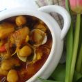 GARBANZOS CON BACALAO Y ESPINACAS