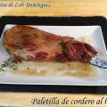 Paletilla de cordero al horno