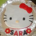 Tarta de Hello kitty
