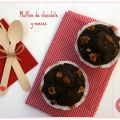 Muffins de chocolate y nueces