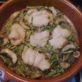 ROSADA CON ESPARRAGOS Y CHAMPIÑONES