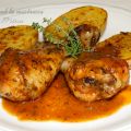 Muslos de pollo a las finas hierbas, asados en[...]