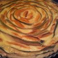 Tarta flor de zuchinnis y calabazas