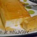 Flan (sin huevo) de Mascarpone