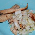 Ensalada de cebolla dulce con caballa