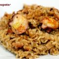 Risotto de pulpo o polpo alla parmigiana