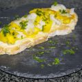Tosta de Bacalao y Mango