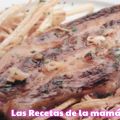 Receta de churrasco al ajillo con patatas paja