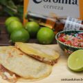 Quesadillas con ensalada pico de gallo