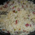 Arroz tres delicias ibérico
