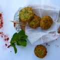 Tameyas de garbanzos, guisantes y menta....