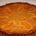 Tarta de melocotones y albaricoques