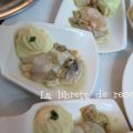TARTAR DE ALMEJAS, CIGALAS Y DORADA CON CREMA[...]