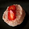 Risotto de fresas con crema