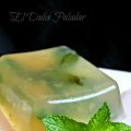 Gelatina de aloe vera y menta