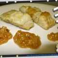 Bacalao con cebolla confitada