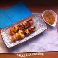 Brochetas De Pollo Y Albaricoques