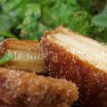 Galletas rellenas fritas