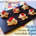 Tostas con mousse de queso y mermelada de[...]