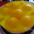 TARTA HELADA DE MELOCOTONES.