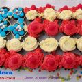 Cupcakes bandera Americana para Nicole y[...]